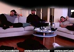 Gay-for-pay mate fapping with bumder mates - REAL! privately recorded