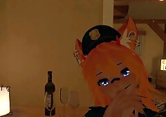 ASMR NSFW college-aged+ Obscene Femboy police Officer Inspects your penis uwu