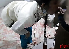 Desi Indian Maid Blowjob And Cum In Mouth
