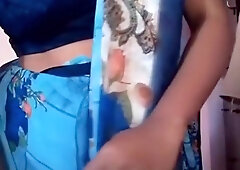 Tamil Wife Swetha Saree Change