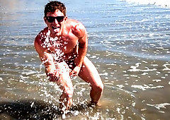 Brent Corrigan throated by JJ Knight in POV, indoors and outdoors