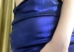 Bosomy amateur teen poses in her stockings on sex chat