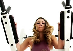 Pretty amateur blonde chick Nisha fucked in the ass on tape