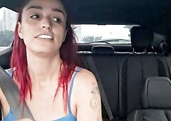 App driver catches passenger masturbating from behind!