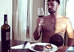 Big dick son domination with facial