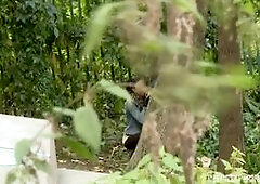 A young chick is in acute need of help! Sexual resuscitation! An 18-year-old stunner hopes some passer-by would have a soft heart and a hard cock. Her