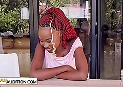 Cute black Farah Dundee enjoys rough sex