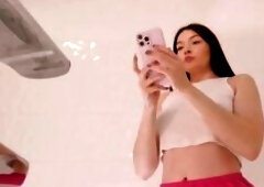 Probably the most excellent and the hottest booty hot taut vagina brunette hair playgirl of the world in the bath