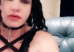 Sissy cd faggot worships Satan and smokes