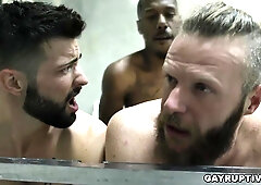 Construction Employees Assfuck Nailed 3Some