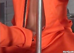 Two inmates have gay sex behind bars