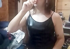 Sissy dildo masturbate pt 2