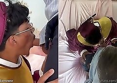 Saba Torres and Joel