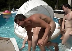 ColbyKnox: Orgy on web-cam