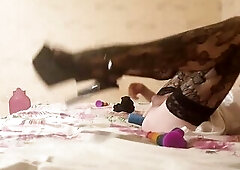 Sissy butt banging toy