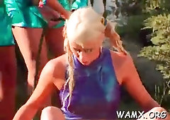 Lustful pornography catfight flick sequence