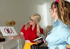 BFFs Elli Shou and Ivy Maddox are visiting a museum when they stop to admire a sculpture depicting the "Goddess of Sex." Despite photos of t