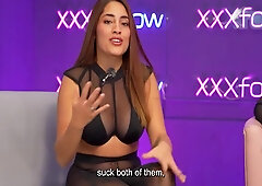 It Wasnt A Normal Interview Busty Ended Up Getting Fucked Hard - Pau Rojas, Paula Rojas And Josue Fit