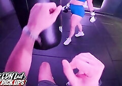 Mr LDN Lad Series POV PICK UPS! Hotwife Alice Personal Training Session Turns Into BANG! Picked Up in Intimate Gym And Screwed! (UNCUT)
