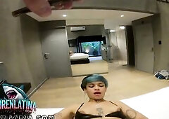 Argentine migrant has sex out of a fuck-rubber with a obese grandpa in swap for lodging.