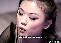 PURE TABOO Mourning Lonely stepbae Lulu Chu ENTREATS Mature Neighbour To Ruin Her - SPANISH SUBTITLES