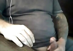 Daddy get cum in his belly