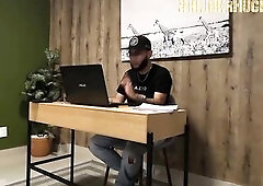 I hire a floozy whilst my wife works and we end up having a three-some out of a cum drum