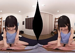 Delightful asian teen coquette crazy Vr porn scene