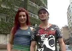 Casual sex with a flat chested tranny