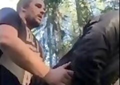 Horny Bear Fuck Outside