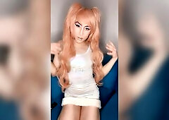 Destroying my bimbo bussy with dildos and daddys weenie