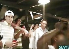 Public perverts taste a dick