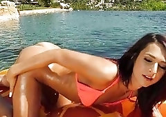 TS Khloe Kay Throated and Analed