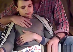 Submissive twink gets his tight ass worked by stepdaddy