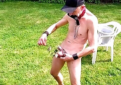 Honestly nakedslave666 in penis cage