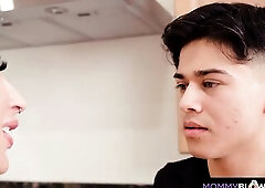 MAMMA BLOWS SUPERLATIVELY GOOD - Latin babe Lily Lane Landlord Sucks Hard Wang