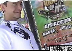 Paid a guy to blow me and to fuck his ass at the bus stop