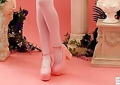 BTS - Addison Leads A Heated Photoshoot With Her Soft Figure