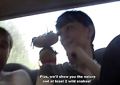 Fuck hotty on nature in all holes