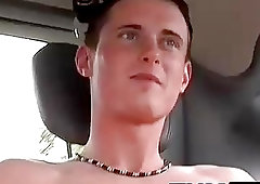 Gay sluts Dave and Justin on the prowl for a stranger