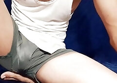 Indian guy Bead hand rubdown In Home Big Cock