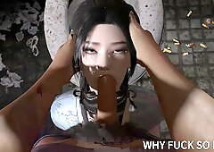 3D Cute Asian Skinny Slut Have Her First Time BDSM Sex