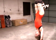 swimsuit tied hanging