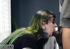TheArtemixx - ArtemiXXX Catches Rosa Rouge Cheating With Blind Smack Test, Pounds Her Vagina