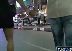 Thai MILF bargirl taken home for a short time big cock fuck
