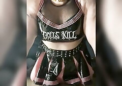 Sissy in training for dominatrix haze