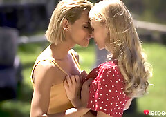 Alluring Lezzies Heart-stopping Xxx Story