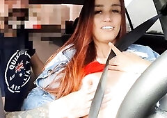 Excited app driver caught passenger masturbating from behind and banged him out of a fuck-rubber!