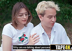 Two Couples Swing Partners on a Hike to Share Rimming and Anal Experience