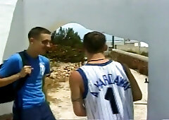 Cute Guys Having Some Fun on Vacation